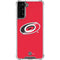 NHL Carolina Hurricanes Solid Background Galaxy S21 FE Clear Case