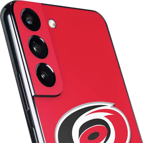 NHL Carolina Hurricanes Solid Background Galaxy S22 Plus Skin