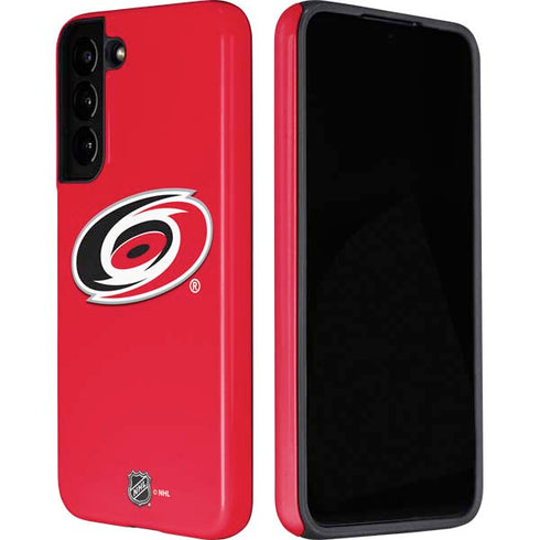 NHL Carolina Hurricanes Solid Background Galaxy S22 Pro Case