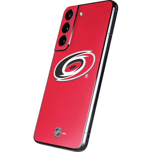 NHL Carolina Hurricanes Solid Background Galaxy S22 Skin