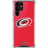 NHL Carolina Hurricanes Solid Background Galaxy S22 Ultra Clear Case