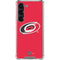 NHL Carolina Hurricanes Solid Background Galaxy S23 Clear Case