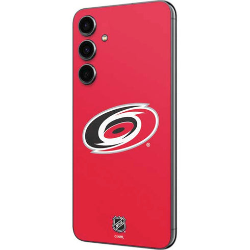 NHL Carolina Hurricanes Solid Background Galaxy S23 FE Skin