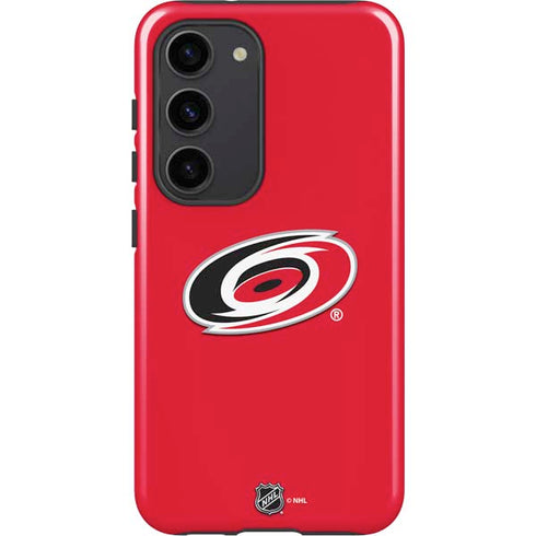 NHL Carolina Hurricanes Solid Background Galaxy S23 Pro Case