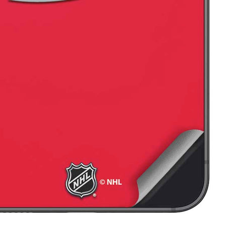 NHL Carolina Hurricanes Solid Background Galaxy S23 Skin