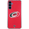 NHL Carolina Hurricanes Solid Background Galaxy S24 Clear Case