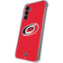 NHL Carolina Hurricanes Solid Background Galaxy S24 Plus Clear Case