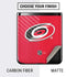NHL Carolina Hurricanes Solid Background Galaxy Z Flip Skin