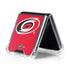 NHL Carolina Hurricanes Solid Background Galaxy Z Flip5 5G Clear Case