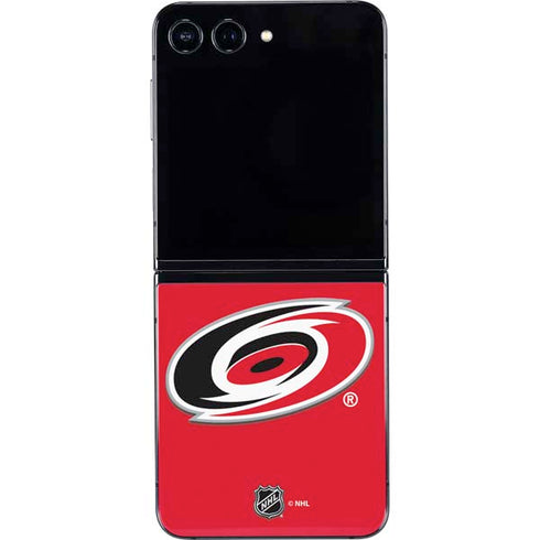 NHL Carolina Hurricanes Solid Background Galaxy Z Flip5 5G Skin