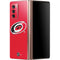 NHL Carolina Hurricanes Solid Background Galaxy Z Fold2 5G Skin