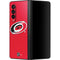 NHL Carolina Hurricanes Solid Background Galaxy Z Fold3 5G Skin