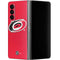 NHL Carolina Hurricanes Solid Background Galaxy Z Fold4 5G Skin