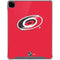 NHL Carolina Hurricanes Solid Background iPad Pro 12.9in (2020) Clear Case