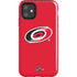 NHL Carolina Hurricanes Solid Background iPhone 11 Impact Case