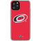 NHL Carolina Hurricanes Solid Background iPhone 11 Pro Clear Case