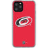 NHL Carolina Hurricanes Solid Background iPhone 11 Pro Clear Case