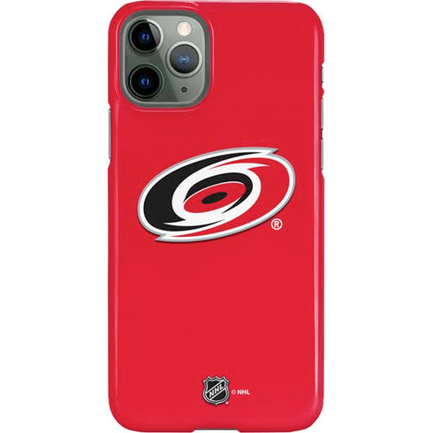 NHL Carolina Hurricanes Solid Background iPhone 11 Pro Lite Case