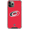 NHL Carolina Hurricanes Solid Background iPhone 11 Pro Max Clear Case