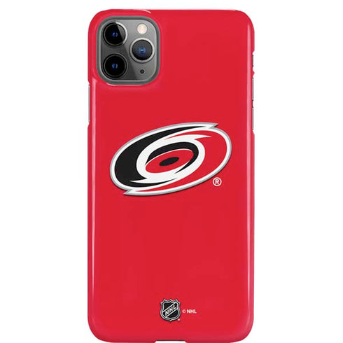 NHL Carolina Hurricanes Solid Background iPhone 11 Pro Max Lite Case