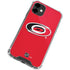 NHL Carolina Hurricanes Solid Background iPhone 12 Mini Clear Case