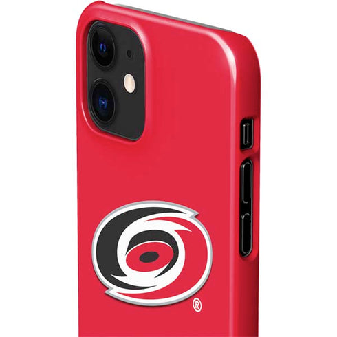 NHL Carolina Hurricanes Solid Background iPhone 12 Mini Lite Case