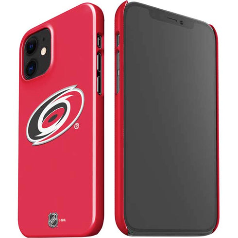 NHL Carolina Hurricanes Solid Background iPhone 12 Mini Lite Case