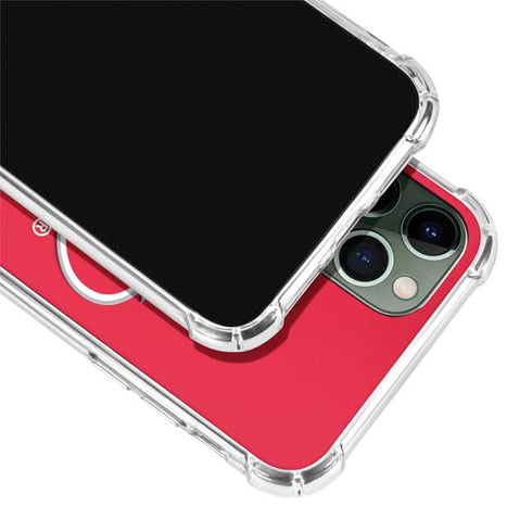 NHL Carolina Hurricanes Solid Background iPhone 12 Pro Clear Case