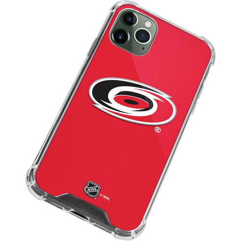 NHL Carolina Hurricanes Solid Background iPhone 12 Pro Clear Case