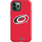 NHL Carolina Hurricanes Solid Background iPhone 12 Pro Impact Case