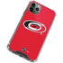 NHL Carolina Hurricanes Solid Background iPhone 12 Pro Max Clear Case