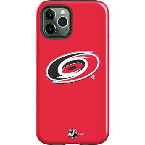 NHL Carolina Hurricanes Solid Background iPhone 12 Pro Max Impact Case
