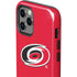 NHL Carolina Hurricanes Solid Background iPhone 12 Pro Max Impact Case