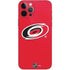 NHL Carolina Hurricanes Solid Background iPhone 12 Pro Skin