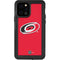 NHL Carolina Hurricanes Solid Background iPhone 12 Pro Waterproof Case