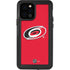 NHL Carolina Hurricanes Solid Background iPhone 12 Pro Waterproof Case