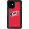 NHL Carolina Hurricanes Solid Background iPhone 12 Waterproof Case