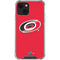 NHL Carolina Hurricanes Solid Background iPhone 13 Mini Clear Case
