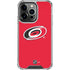 NHL Carolina Hurricanes Solid Background iPhone 13 Pro Clear Case