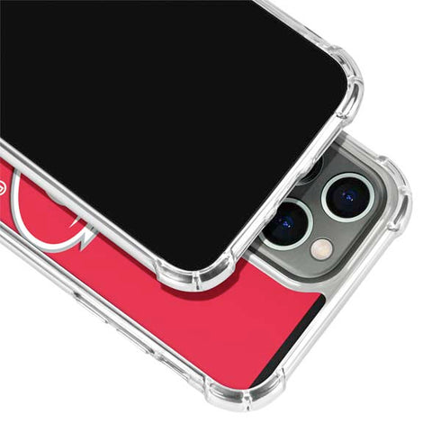 NHL Carolina Hurricanes Solid Background iPhone 13 Pro Clear Case
