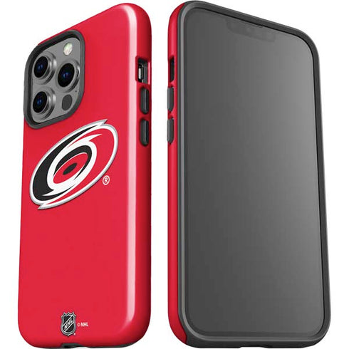 NHL Carolina Hurricanes Solid Background iPhone 13 Pro Impact Case