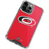 NHL Carolina Hurricanes Solid Background iPhone 13 Pro Max Clear Case