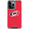 NHL Carolina Hurricanes Solid Background iPhone 14 Pro Clear Case