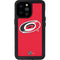 NHL Carolina Hurricanes Solid Background iPhone 14 Pro Max Waterproof Case