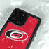 NHL Carolina Hurricanes Solid Background iPhone 14 Pro Max Waterproof Case