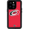 NHL Carolina Hurricanes Solid Background iPhone 14 Pro Waterproof Case