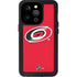 NHL Carolina Hurricanes Solid Background iPhone 14 Pro Waterproof Case