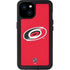 NHL Carolina Hurricanes Solid Background iPhone 15 Plus Waterproof Case