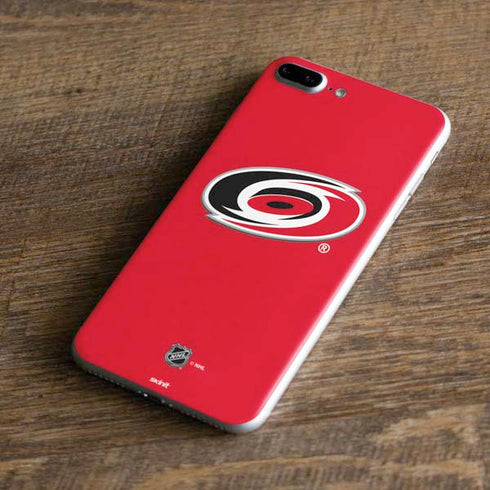 NHL Carolina Hurricanes Solid Background iPhone 7 Plus Skin