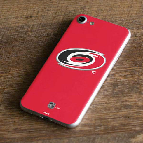 NHL Carolina Hurricanes Solid Background iPhone 7 Skin